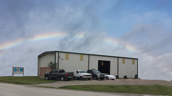 Follow the rainbow to GOM Energy Services LLC near Lafayette, in Youngville>